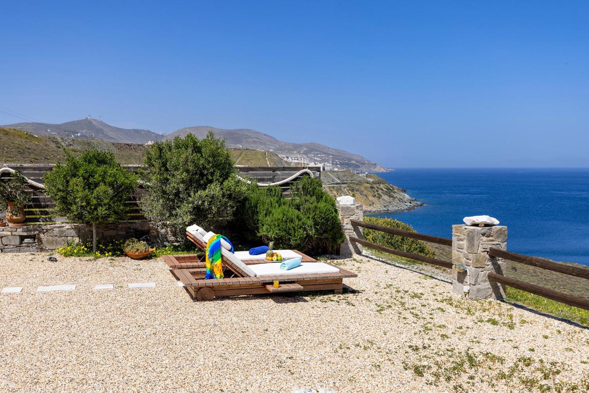 Aegean View - Seaside Apartment In Syros 阿佐里姆诺斯 外观 照片