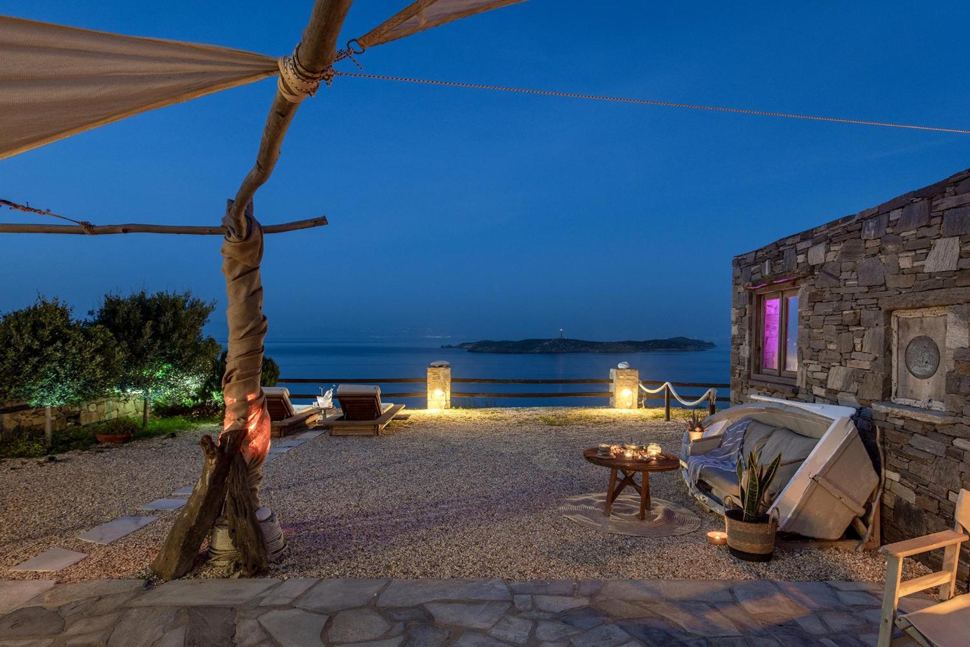 Aegean View - Seaside Apartment In Syros 阿佐里姆诺斯 外观 照片