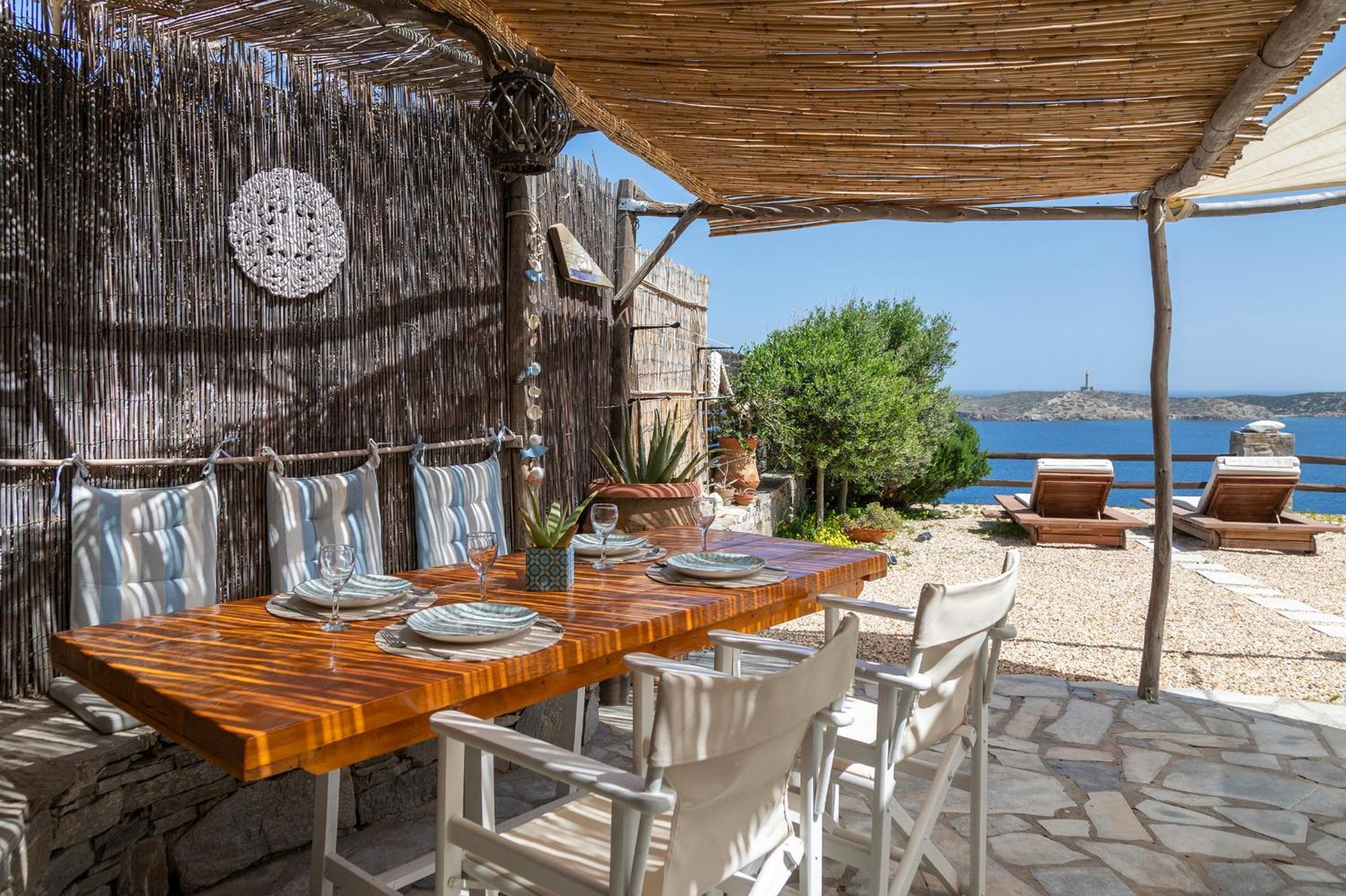 Aegean View - Seaside Apartment In Syros 阿佐里姆诺斯 外观 照片