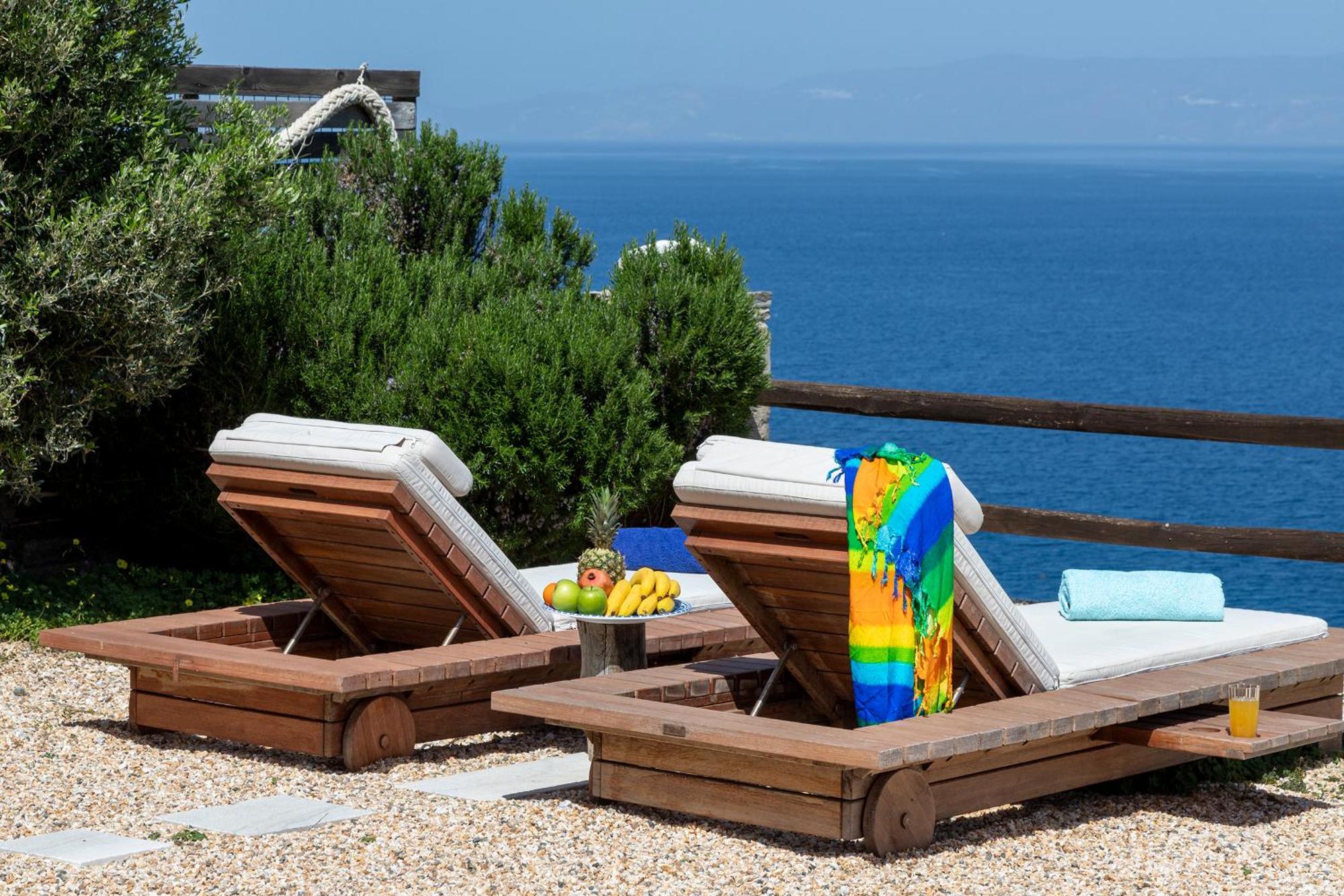 Aegean View - Seaside Apartment In Syros 阿佐里姆诺斯 外观 照片