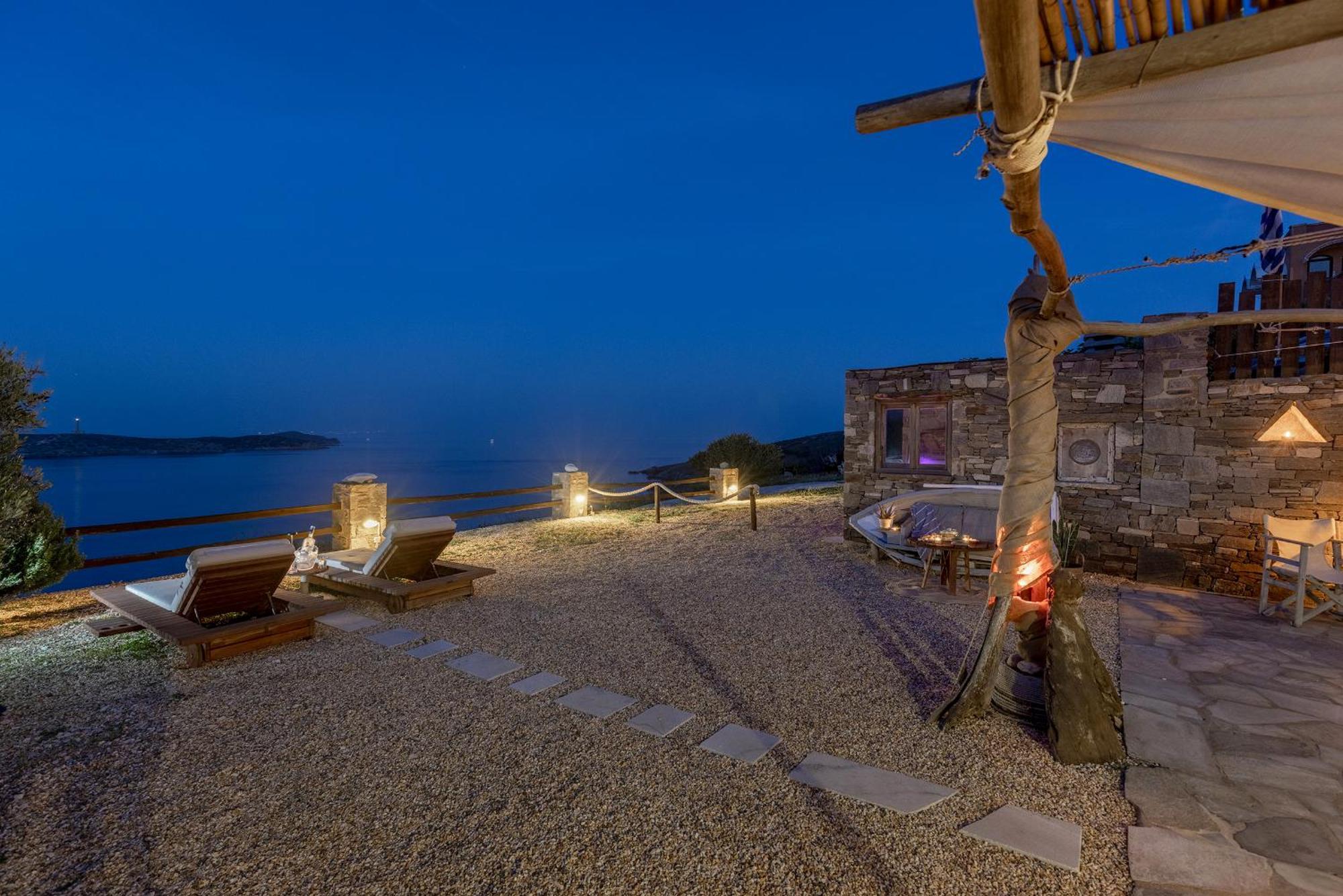 Aegean View - Seaside Apartment In Syros 阿佐里姆诺斯 外观 照片