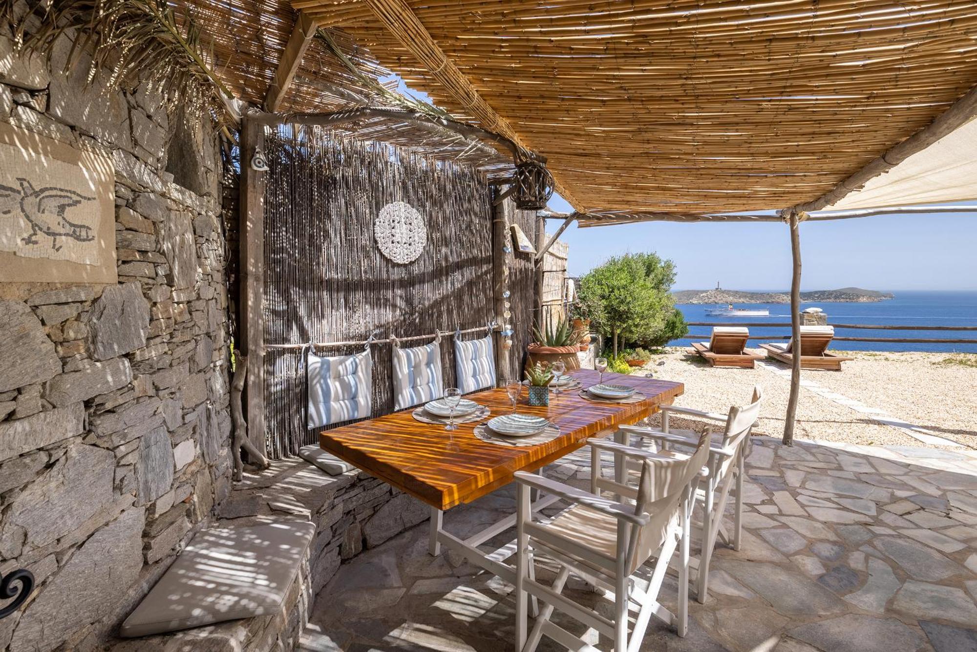 Aegean View - Seaside Apartment In Syros 阿佐里姆诺斯 外观 照片