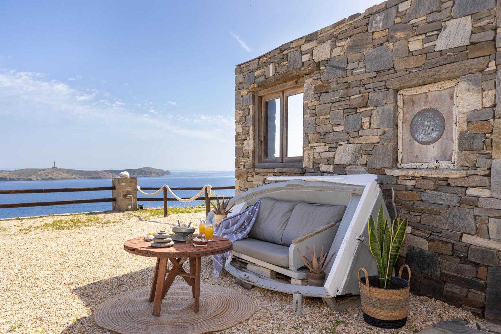 Aegean View - Seaside Apartment In Syros 阿佐里姆诺斯 外观 照片
