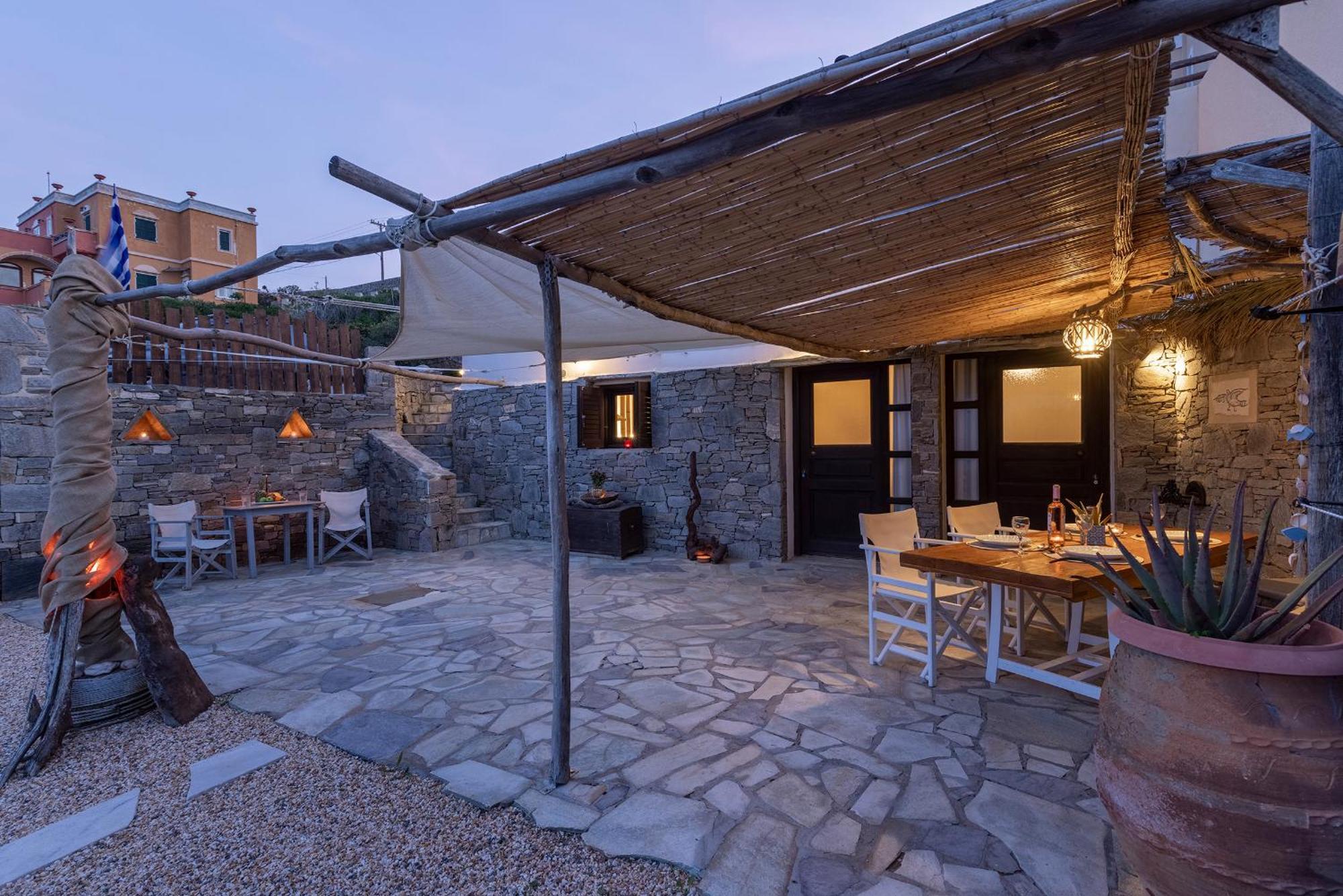 Aegean View - Seaside Apartment In Syros 阿佐里姆诺斯 外观 照片