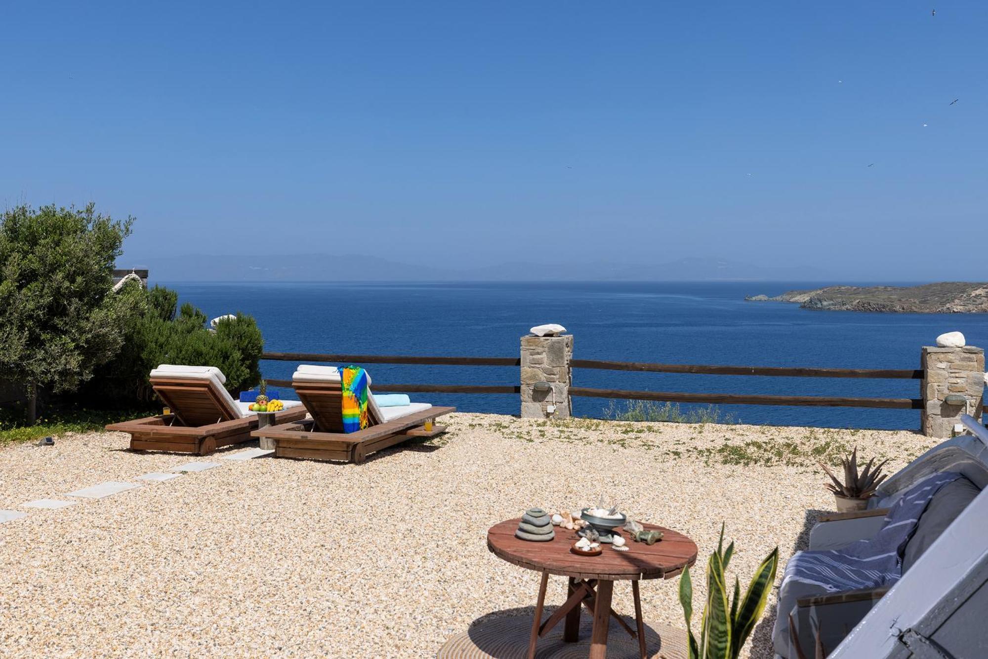 Aegean View - Seaside Apartment In Syros 阿佐里姆诺斯 外观 照片