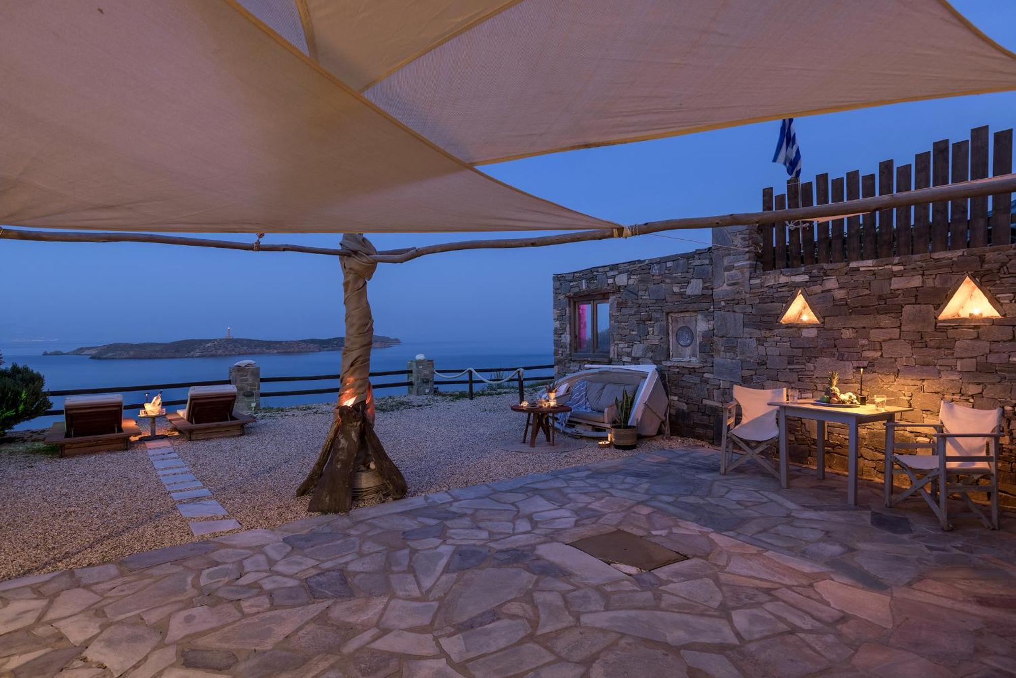 Aegean View - Seaside Apartment In Syros 阿佐里姆诺斯 外观 照片