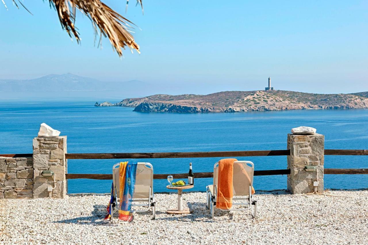 Aegean View - Seaside Apartment In Syros 阿佐里姆诺斯 外观 照片